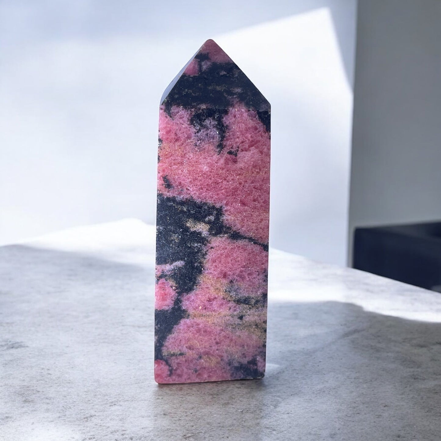 Rhodonite Crystal Tower