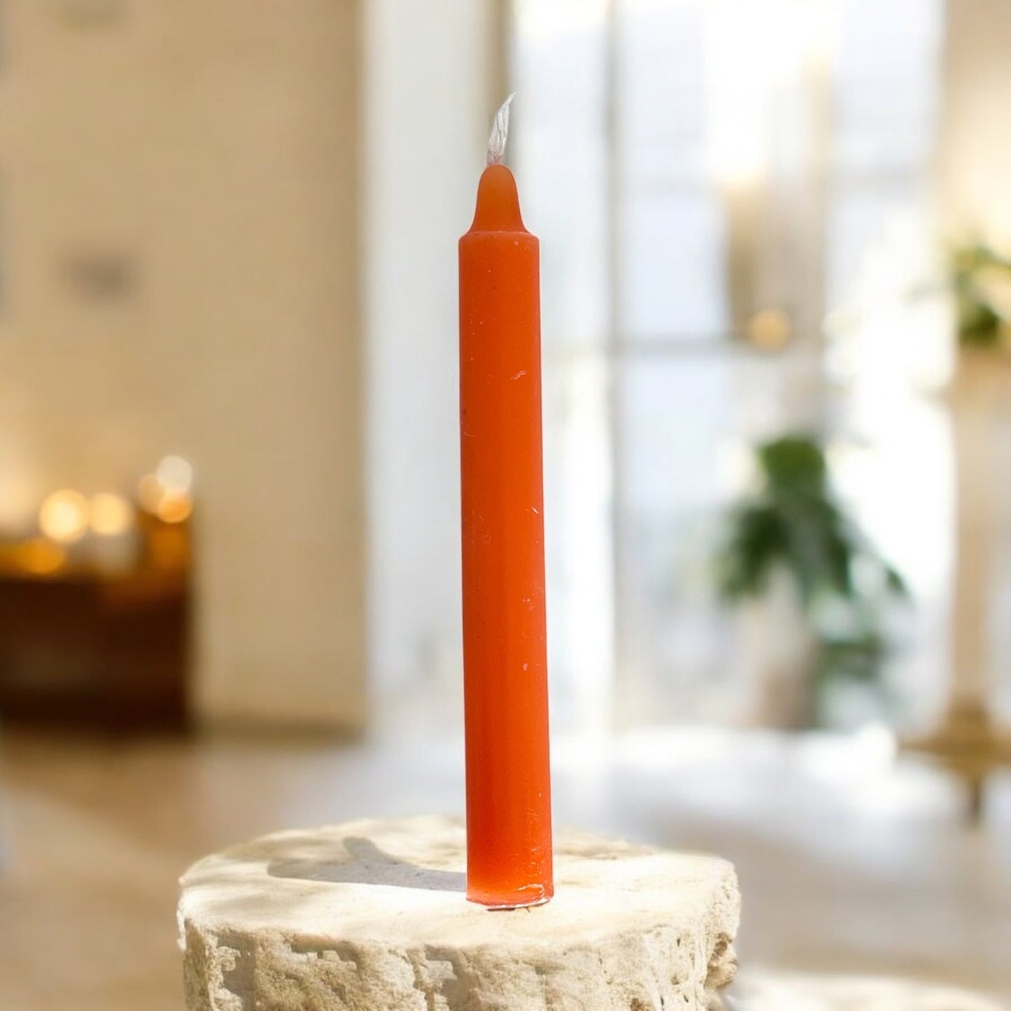 Orange- Bare Chime Candle