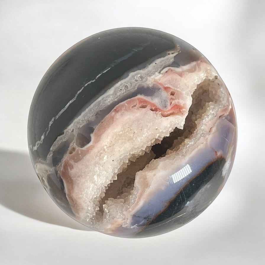 Black Agate Sphere