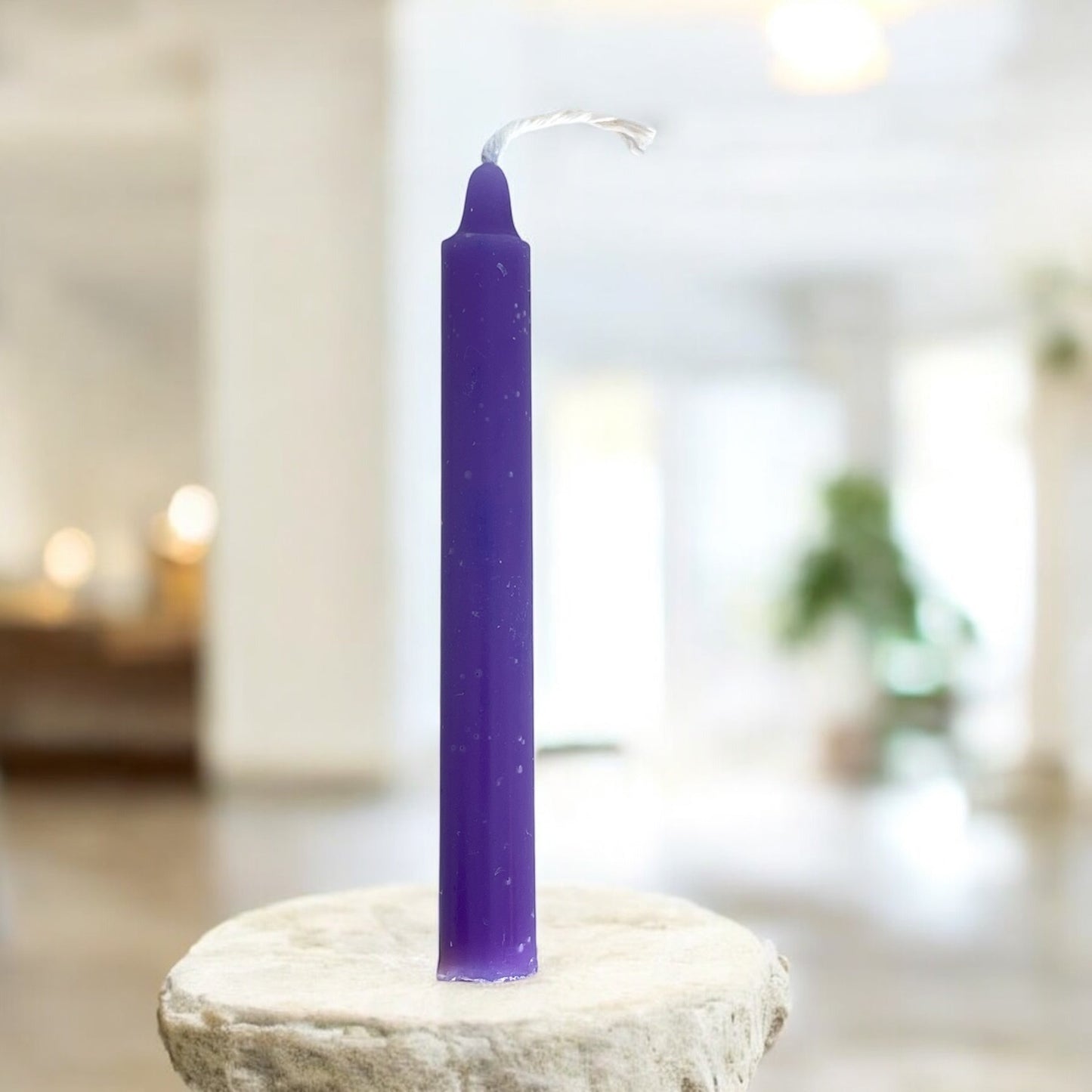 Bare Purple Chime Candle