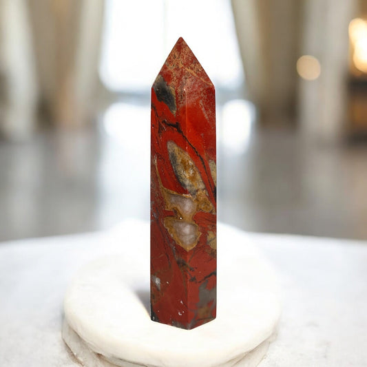 Red Jasper -Crystal Tower