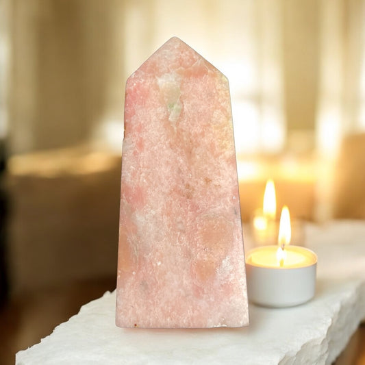 Pink Opal - Crystal Tower