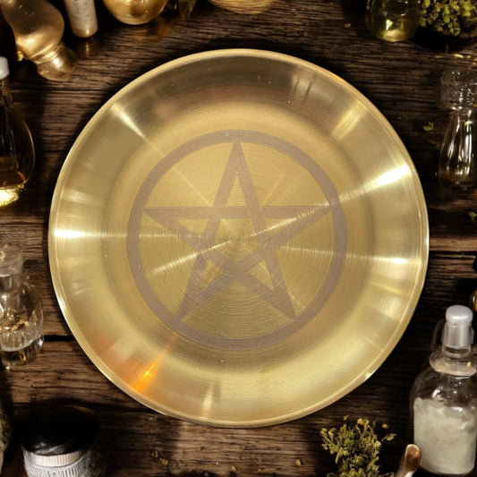 Metal Alter Plate - Pentagram Pattern - Alter Items